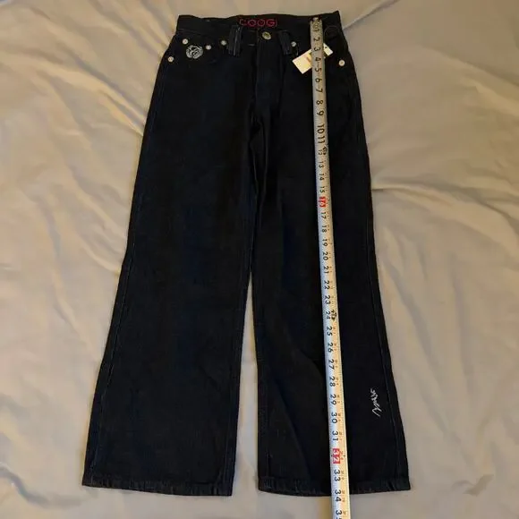 Y2K Coogi Dark Blue, Baggy, Boot Cut Jeans NWT- 10 - Picture 6 of 9